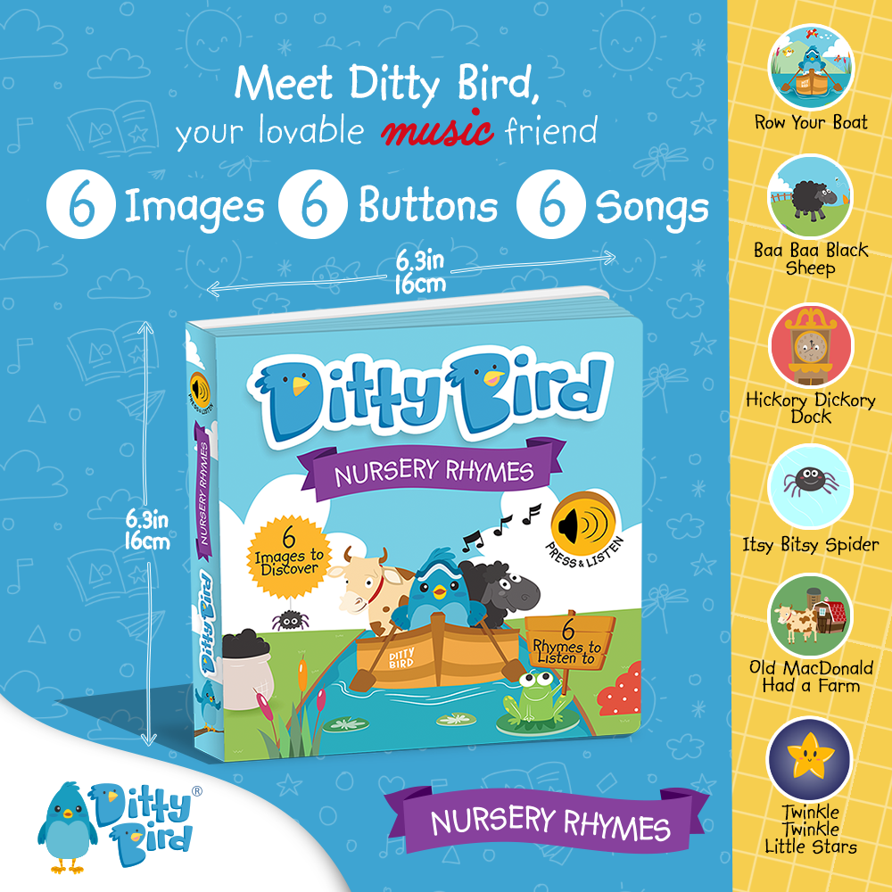 Ditty Bird Australia - Ditty Bird Sound Book : Nursery Rhymes | Bestseller