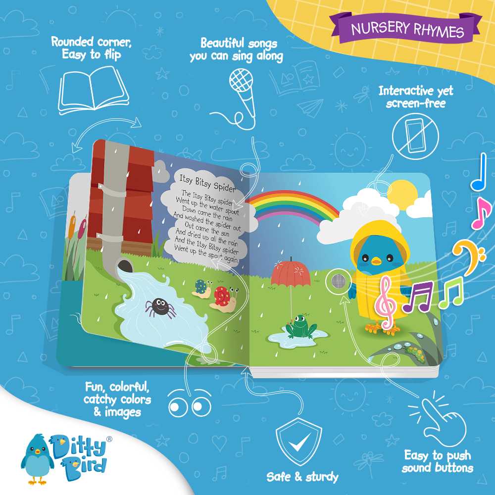 Ditty Bird Australia - Ditty Bird Sound Book : Nursery Rhymes | Bestseller