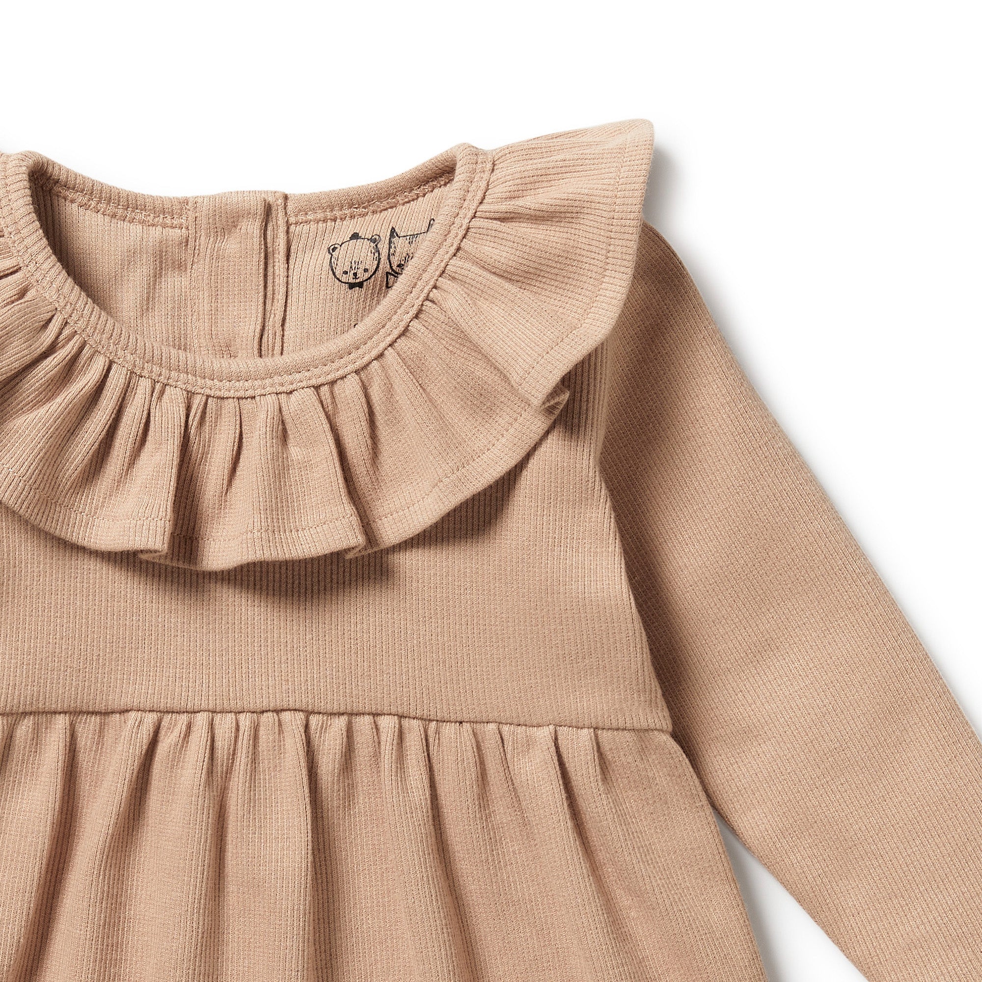 Wilson & Frenchy - Fawn Organic Ruffle Dress