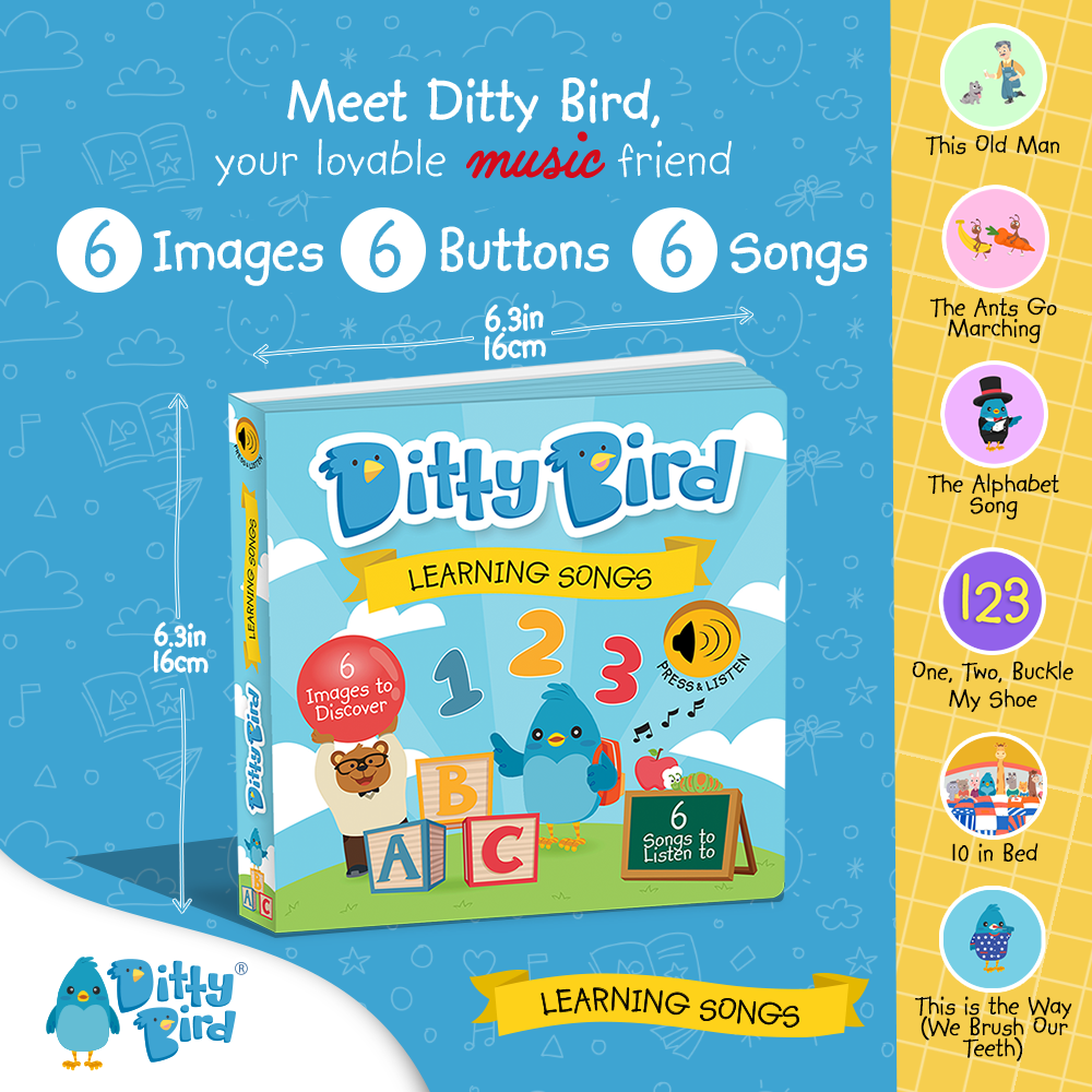 Ditty Bird Australia - Ditty Bird Baby Sound Book: Learning Songs - ABC Baby Book